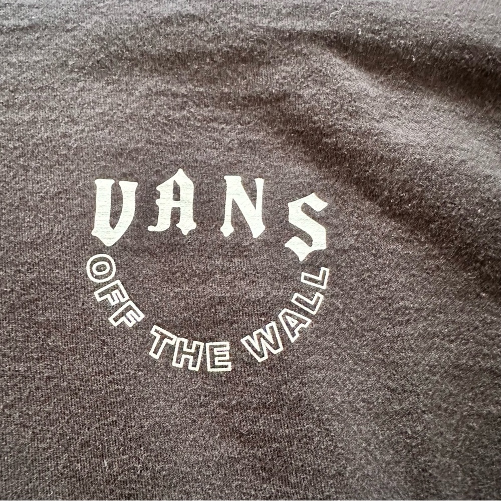Vans Men's Black Long Sleeve Shirt- Size Medium - Picture 2 of 7